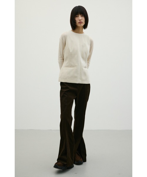 STYLEMIXER（スタイルミキサー）の「フェイクスウェードフレアパンツ（その他パンツ・レディース・ライトベージュ/ブラウン・SMALL/MEDIUM/LARGE）」の21枚目の写真