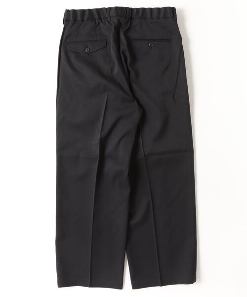 yoko sakamoto（ヨーコサカモト）の「【YOKO SAKAMOTO】DOUBLE PLEATED TROUSERS（スラックス・メンズ・ブラック・LARGE/MEDIUM/SMALL）」の2枚目の写真
