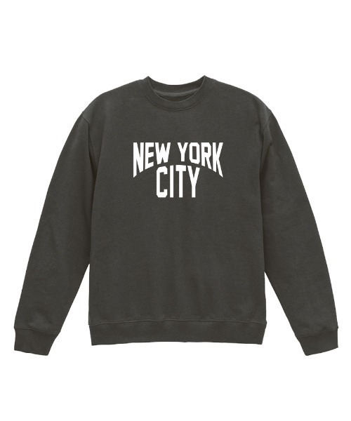 Ol' Basics(オールベーシックス)の「Ol' Basics(オール・ベーシックス) トレーナー スウェット NEW YORK CITY ロゴ プリント 裏毛 トップス レディース ユニセックス(スウェット・レディース・ホワイト/ブラック/ミックスグレー/スミクロ・S)」の3枚目の写真