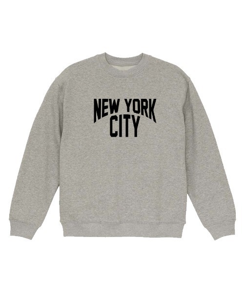 Ol' Basics(オールベーシックス)の「Ol' Basics(オール・ベーシックス) トレーナー スウェット NEW YORK CITY ロゴ プリント 裏毛 トップス レディース ユニセックス(スウェット・レディース・ホワイト/ブラック/ミックスグレー/スミクロ・S)」の4枚目の写真