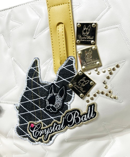 CRYSTAL BALL（クリスタルボール）の「【1点物】Atelier made Bag（トートバッグ・レディース・ホワイト・FREE）」の5枚目の写真