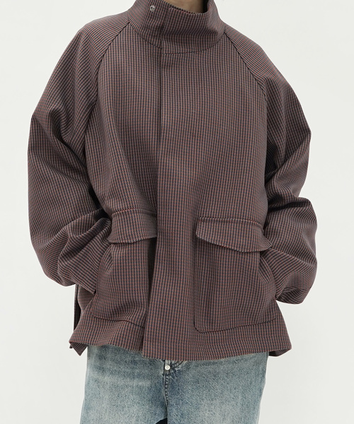 JOURNAL STANDARD LUXE（ジャーナルスタンダード　ラックス）の「テックツィード ブルゾン（その他アウター・レディース・ブラック/ブラウン系その他・FREE）」の4枚目の写真