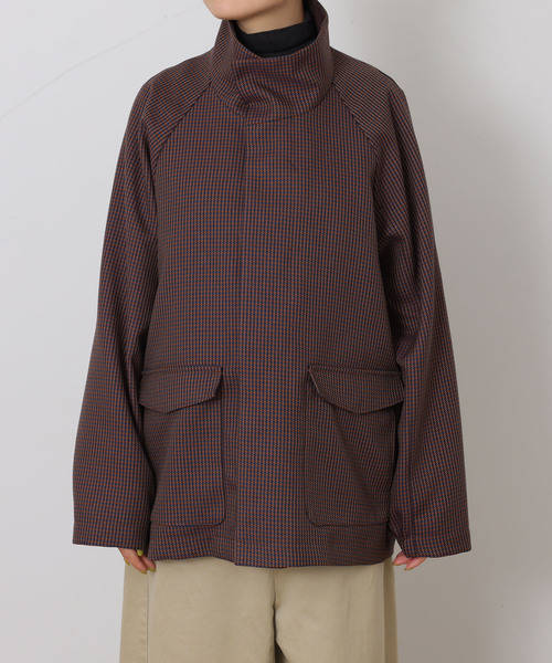 JOURNAL STANDARD LUXE（ジャーナルスタンダード　ラックス）の「テックツィード ブルゾン（その他アウター・レディース・ブラック/ブラウン系その他・FREE）」の10枚目の写真