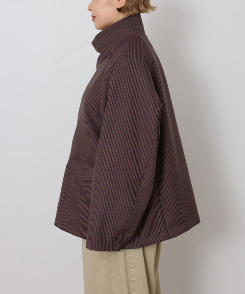 JOURNAL STANDARD LUXE（ジャーナルスタンダード　ラックス）の「テックツィード ブルゾン（その他アウター・レディース・ブラック/ブラウン系その他・FREE）」の11枚目の写真
