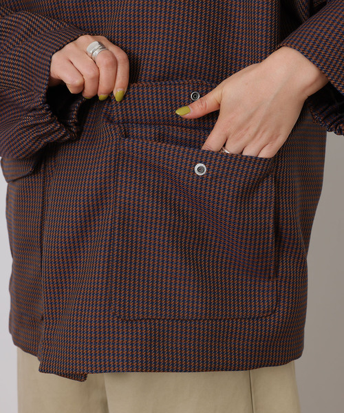 JOURNAL STANDARD LUXE（ジャーナルスタンダード　ラックス）の「テックツィード ブルゾン（その他アウター・レディース・ブラック/ブラウン系その他・FREE）」の18枚目の写真