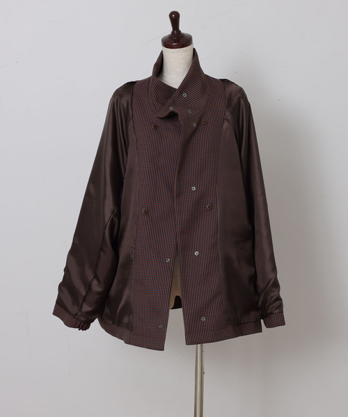 JOURNAL STANDARD LUXE（ジャーナルスタンダード　ラックス）の「テックツィード ブルゾン（その他アウター・レディース・ブラック/ブラウン系その他・FREE）」の21枚目の写真