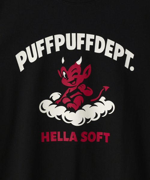 PUFF PUFF DEPT(パフパフ・デプト)の「HELLASOFT スウェットシャツ ブラック(スウェット・レディース・その他・MEDIUM/LARGE/X-LARGE)」の4枚目の写真