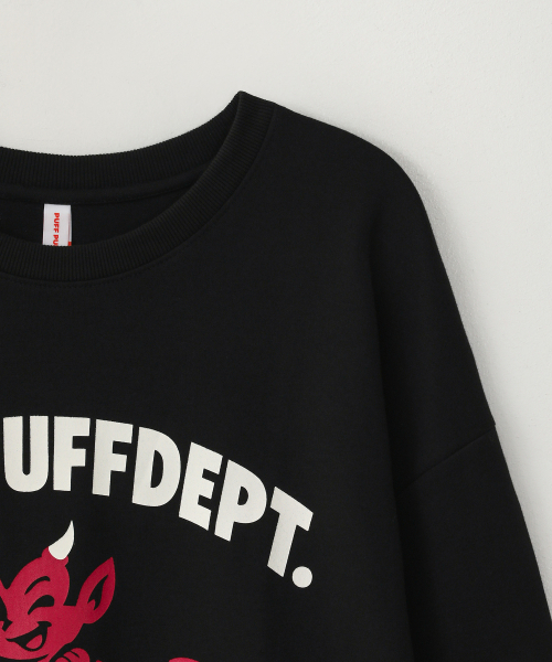 PUFF PUFF DEPT(パフパフ・デプト)の「HELLASOFT スウェットシャツ ブラック(スウェット・レディース・その他・MEDIUM/LARGE/X-LARGE)」の5枚目の写真