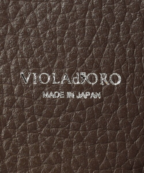 VIOLAd'ORO(ヴィオラドーロ)の「VIOLAd'ORO METAL TOTE レザーバッグ(トートバッグ・レディース・アッシュブラウン・FREE)」の8枚目の写真