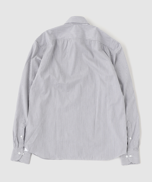 EDIFICE(エディフィス)の「ERRICO FORMICOLA (エリコフォルミコラ) Ex.GR Stripe Dress Shirts(シャツ/ブラウス・メンズ・グレー・40/39/38/37/36)」の2枚目の写真