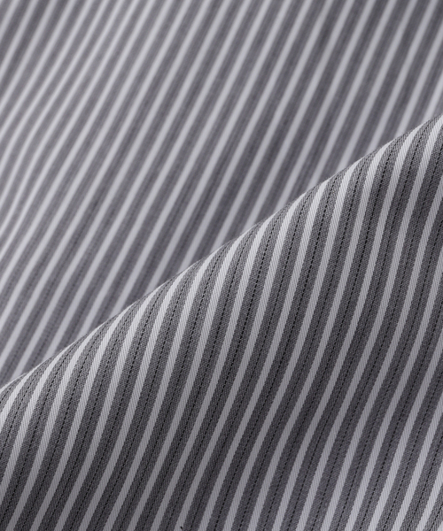 EDIFICE(エディフィス)の「ERRICO FORMICOLA (エリコフォルミコラ) Ex.GR Stripe Dress Shirts(シャツ/ブラウス・メンズ・グレー・40/39/38/37/36)」の4枚目の写真