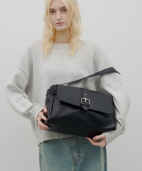 CIAOPANIC TYPY(チャオパニックティピー)の「:【ZOZO限定】フラップデザイン2WAYBAG(ショルダーバッグ・レディース・ダークブラウン/ブラック・ONE SIZE)」の6枚目の写真