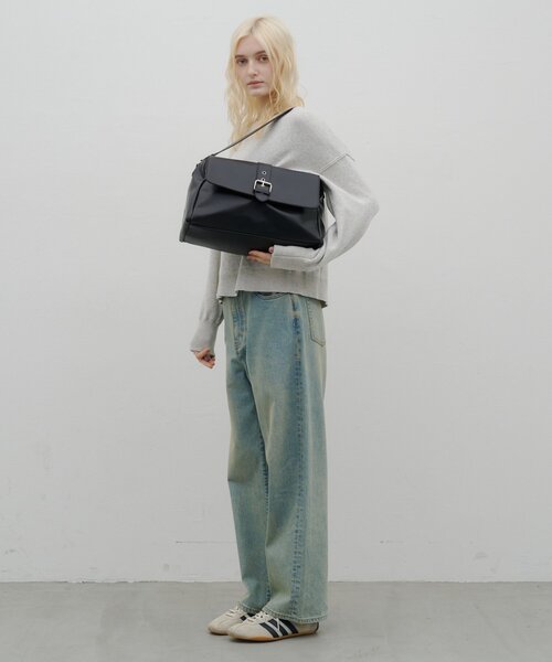 CIAOPANIC TYPY(チャオパニックティピー)の「:【ZOZO限定】フラップデザイン2WAYBAG(ショルダーバッグ・レディース・ダークブラウン/ブラック・ONE SIZE)」の8枚目の写真