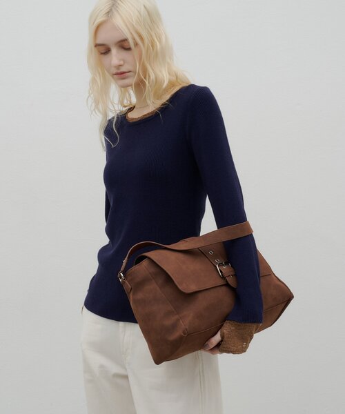 CIAOPANIC TYPY(チャオパニックティピー)の「:【ZOZO限定】フラップデザイン2WAYBAG(ショルダーバッグ・レディース・ダークブラウン/ブラック・ONE SIZE)」の10枚目の写真