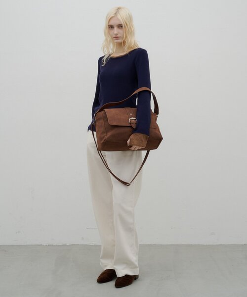 CIAOPANIC TYPY(チャオパニックティピー)の「:【ZOZO限定】フラップデザイン2WAYBAG(ショルダーバッグ・レディース・ダークブラウン/ブラック・ONE SIZE)」の14枚目の写真