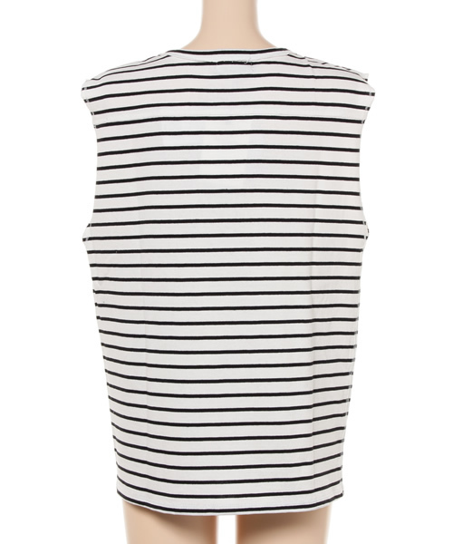 RODEO CROWNS WIDE BOWL（ロデオクラウンズワイドボウル）の「OVERSIZED NOSLEEVE（タンクトップ・レディース・ホワイト系その他・FREE）」の2枚目の写真