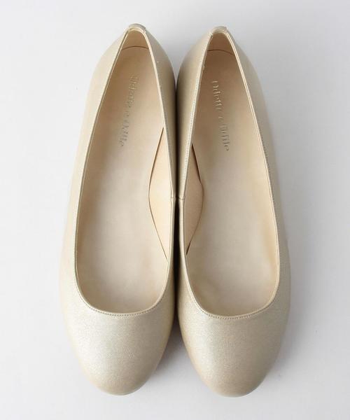 ODETTE E ODILE（オデットエオディール）の「OFD ラウンドスクエア CT10◎（レインシューズ・レディース・ゴールド/ベージュ/ピンク/ネイビー/ブラック・22cm/22.5cm/23.5cm/23cm/24cm/24.5cm/25cm/21.5㎝）」の5枚目の写真