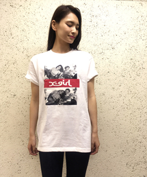 X-girl | Larry Clark S/S BIG TEE /Tシャツ/TEE/ラリー・クラーク/KIDS/キッズ/写真家/フォトグラファー/映画/ミルズロゴ(Tシャツ/カットソー)