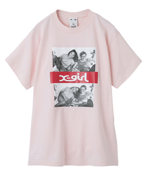 X-girl | Larry Clark S/S BIG TEE /Tシャツ/TEE/ラリー・クラーク/KIDS/キッズ/写真家/フォトグラファー/映画/ミルズロゴ(Tシャツ/カットソー)