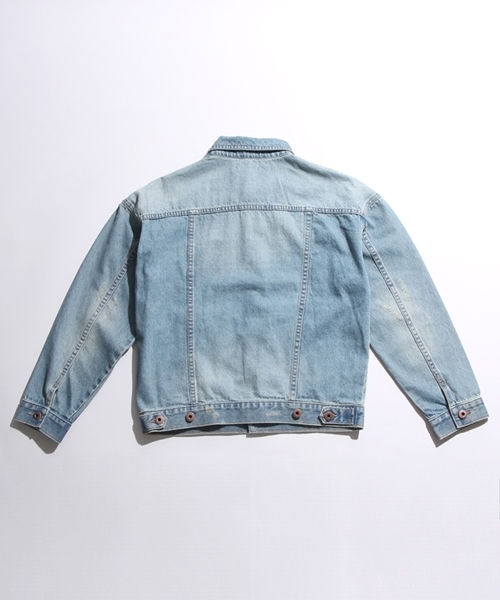 WEGO（ウィゴー）の「WEGO/パッチクラッシュデニムジャケット（デニムジャケット・レディース・ブルー系その他・FREE）」の3枚目の写真