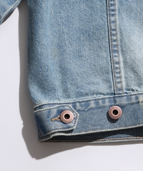 WEGO（ウィゴー）の「WEGO/パッチクラッシュデニムジャケット（デニムジャケット・レディース・ブルー系その他・FREE）」の9枚目の写真