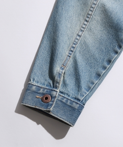 WEGO（ウィゴー）の「WEGO/パッチクラッシュデニムジャケット（デニムジャケット・レディース・ブルー系その他・FREE）」の8枚目の写真