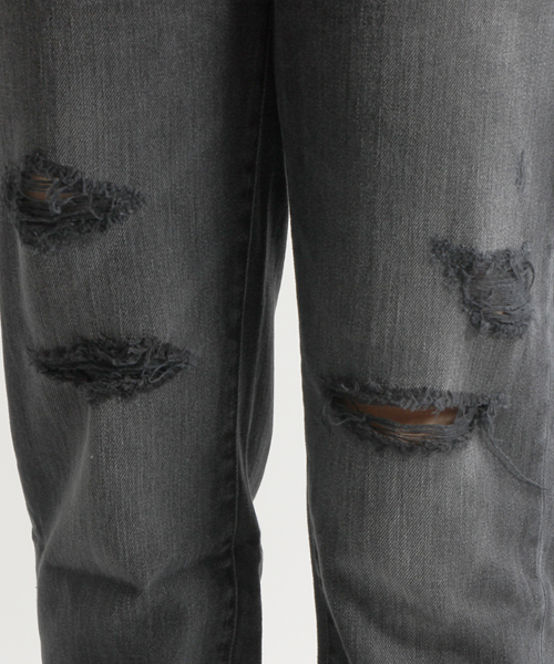 WEGO（ウィゴー）の「WEGO/クラッシュマムジーンズ（デニムパンツ・レディース・インディゴブルー/ライトインディゴブルー/スミクロ・MEDIUM/LARGE）」の13枚目の写真