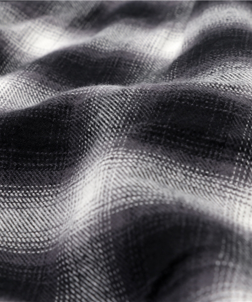 GLOBAL WORK（グローバルワーク）の「【キッズ】フランネルバンドカラーシャツ/727250（シャツ/ブラウス・キッズ・ブラック/ネイビー・SMALL/LARGE/X-LARGE/MEDIUM）」の8枚目の写真