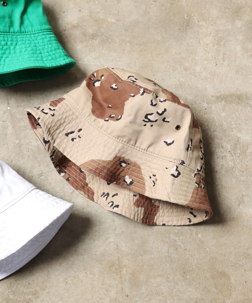 newhattan（ニューハッタン）の「NEW HATTAN/ニューハッタン バケットハット（ハット・メンズ・ホワイト/レッド/ネイビー/ロイヤルブルー/ブラック/カーキ/オリーブ/ケリーグリーン/ダークグリーン/デザートカモ・M/L）」の11枚目の写真