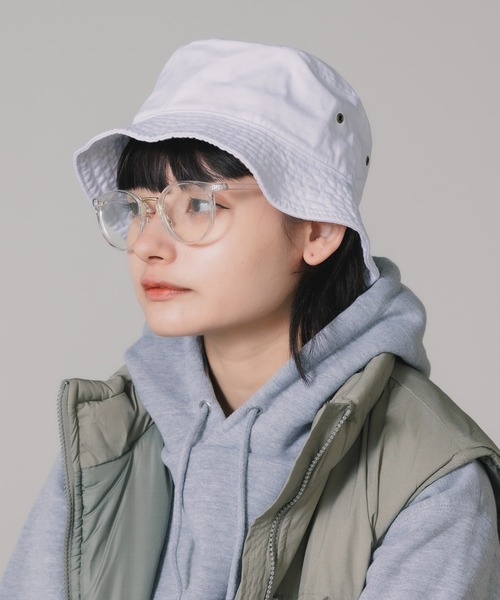 newhattan（ニューハッタン）の「NEW HATTAN/ニューハッタン バケットハット（ハット・メンズ・ホワイト/レッド/ネイビー/ロイヤルブルー/ブラック/カーキ/オリーブ/ケリーグリーン/ダークグリーン/デザートカモ・M/L）」の14枚目の写真