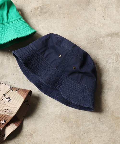 newhattan（ニューハッタン）の「NEW HATTAN/ニューハッタン バケットハット（ハット・メンズ・ホワイト/レッド/ネイビー/ロイヤルブルー/ブラック/カーキ/オリーブ/ケリーグリーン/ダークグリーン/デザートカモ・M/L）」の17枚目の写真