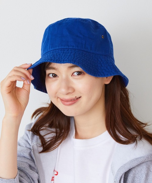 newhattan（ニューハッタン）の「NEW HATTAN/ニューハッタン バケットハット（ハット・メンズ・ホワイト/レッド/ネイビー/ロイヤルブルー/ブラック/カーキ/オリーブ/ケリーグリーン/ダークグリーン/デザートカモ・M/L）」の20枚目の写真