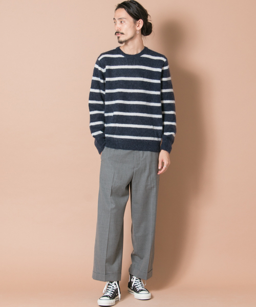 URBAN RESEARCH(アーバンリサーチ)の「UR ウールワイドアンクルトラウザー(スラックス・メンズ・グレー/チャコールグレー/ブラック・LARGE/MEDIUM)」の14枚目の写真