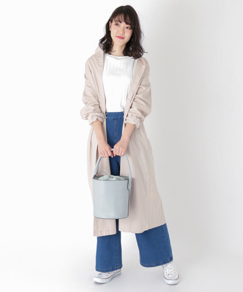 UR SELECT（ユーアールセレクト）の「バケツトート（ショルダーバッグ・レディース・ブラック/ライトブルー/ベージュ・FREE）」の22枚目の写真