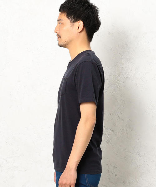 green label relaxing（グリーンレーベルリラクシング）の「BC GLR SLD Vネック ポケット SS Tシャツ ◆（Tシャツ/カットソー・メンズ・ホワイト/ライトピンク/ネイビー・MEDIUM/LARGE/X-LARGE/SMALL）」の16枚目の写真