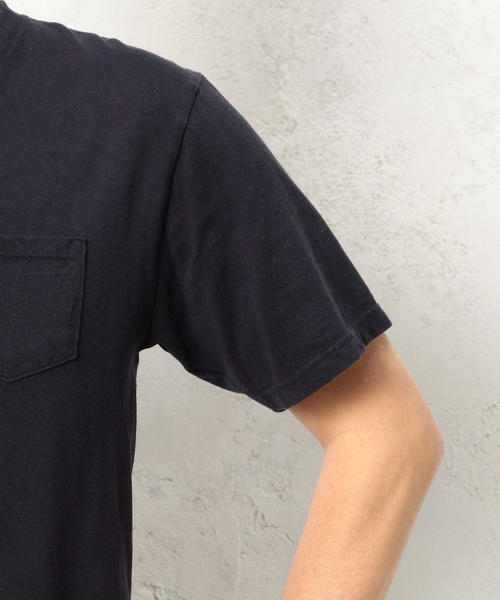 green label relaxing（グリーンレーベルリラクシング）の「BC GLR SLD Vネック ポケット SS Tシャツ ◆（Tシャツ/カットソー・メンズ・ホワイト/ライトピンク/ネイビー・MEDIUM/LARGE/X-LARGE/SMALL）」の19枚目の写真