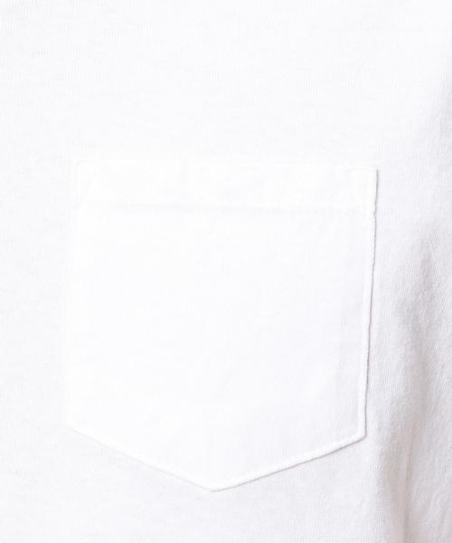 green label relaxing（グリーンレーベルリラクシング）の「BC GLR SLD Vネック ポケット SS Tシャツ ◆（Tシャツ/カットソー・メンズ・ホワイト/ライトピンク/ネイビー・MEDIUM/LARGE/X-LARGE/SMALL）」の5枚目の写真