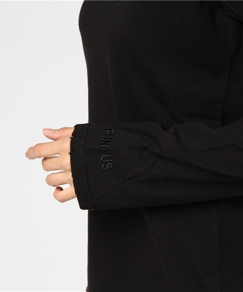 PUNYUS（プニュズ）の「クラッシュロンT（Tシャツ/カットソー・レディース・レッド/マスタード/ブラック/ホワイト・3/4/1/2）」の14枚目の写真