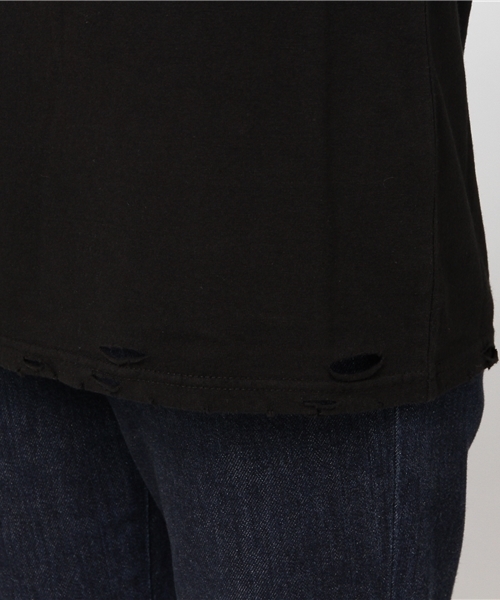 PUNYUS（プニュズ）の「クラッシュロンT（Tシャツ/カットソー・レディース・レッド/マスタード/ブラック/ホワイト・3/4/1/2）」の10枚目の写真