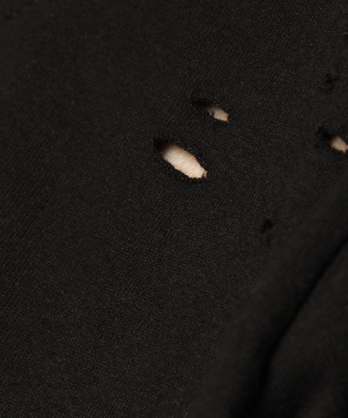 PUNYUS（プニュズ）の「クラッシュロンT（Tシャツ/カットソー・レディース・レッド/マスタード/ブラック/ホワイト・3/4/1/2）」の13枚目の写真