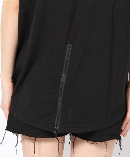 LB-03(エルビー・ゼロスリー)の「ZIPTシャツ(Tシャツ/カットソー・レディース・ブラック系/ホワイト系3/ホワイト系/パープル系・FREE)」の10枚目の写真