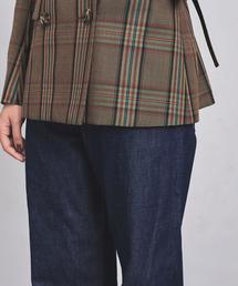 AKIRA NAKA チェック柄 クロップドジャケット AKIRANAKA（アキラナカ）の「＜AKIRA NAKA（アキラ ナカ