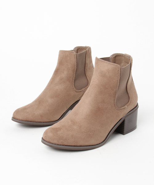 earth music&ecology（アースミュージックアンドエコロジー）の「サイドゴアブーツ（ブーツ・レディース・グレー/ブラック/グレイッシュベージュ・L/M/S）」の3枚目の写真