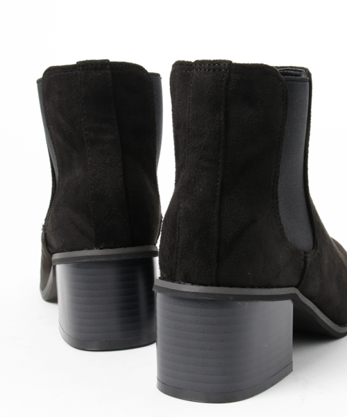 earth music&ecology（アースミュージックアンドエコロジー）の「サイドゴアブーツ（ブーツ・レディース・グレー/ブラック/グレイッシュベージュ・L/M/S）」の4枚目の写真