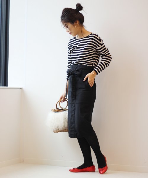 ソフィア スリングバック バレエパンプス シャイニーレザー Spick & Span（スピックアンドスパン）の「【Lepo】シャイニー