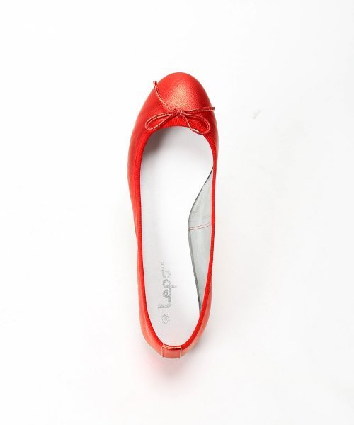 Spick & Span（スピックアンドスパン）の「【Lepo】シャイニーレザーバレーシューズ◆	（バレエシューズ・レディース・レッド・35/36/37/38）」の6枚目の写真