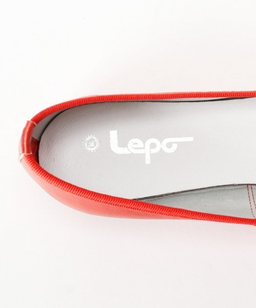 Spick & Span（スピックアンドスパン）の「【Lepo】シャイニーレザーバレーシューズ◆	（バレエシューズ・レディース・レッド・35/36/37/38）」の8枚目の写真