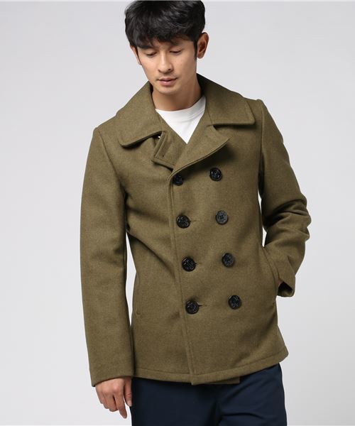 Schott ショット の Schott ショット 753us Pea Coat 24oz ピーコート 24オンス ピーコート Wear