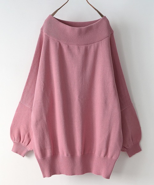 n'OrLABEL(ノアールレーベル)の「『ドロップショルダーニット』(ニット/セーター・レディース・アイボリー/ブラック/グレー/グリーン/ネイビー/カーキオリーブ/コーラルピンク/チェリーレッド/レンガ/ターメリック・2/1)」の8枚目の写真