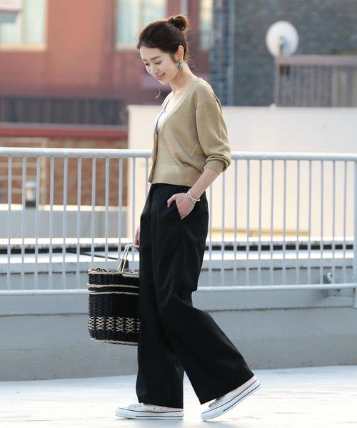 Dickies（ディッキーズ）の「【別注】＜Dickies＞∴ワークワイドパンツ（その他パンツ・レディース・ブラック/ベージュ/ダークブラウン・SMALL/MEDIUM）」の4枚目の写真